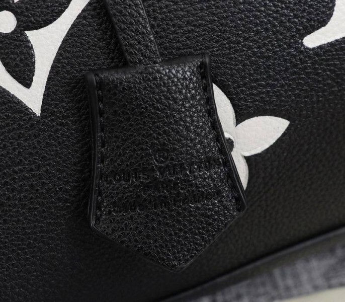 Louis Vuitton Monogram Empreinte Montaigne BB In Black