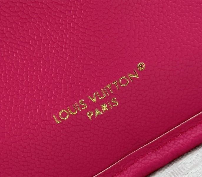 Louis Vuitton Neverfull Bandouliere Inside Out BB Tote In Monogram Canvas And Rose Pondichery Leather