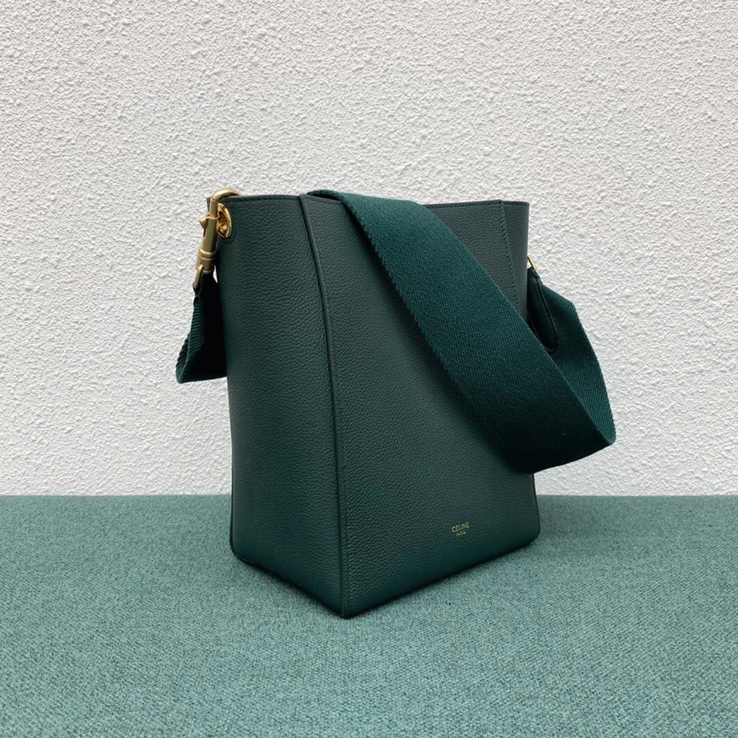 Top Quality Fake Celine Sangle Small Bucket Bag In Amazone Calfskin