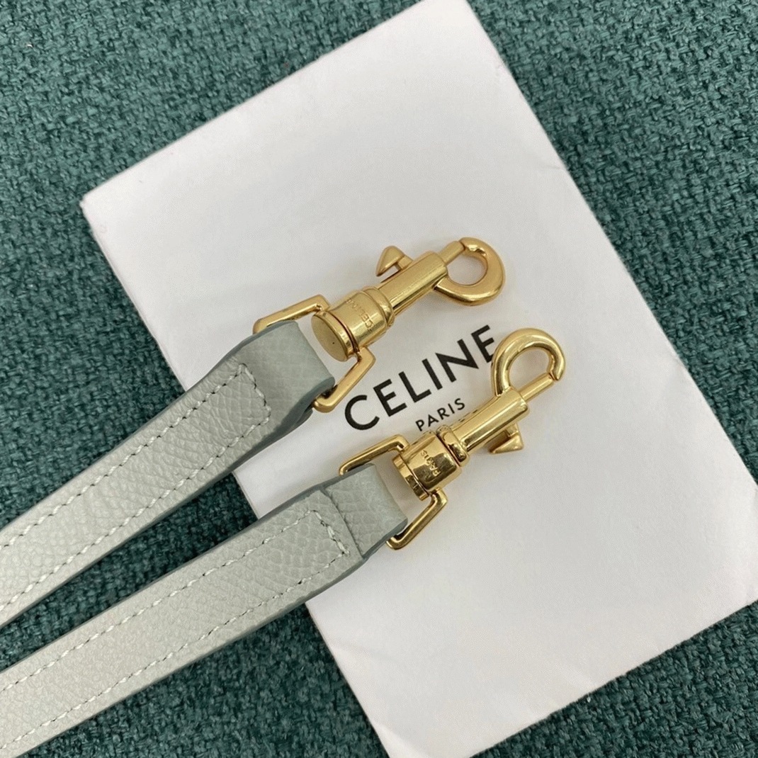 Celine Belt Nano Bag Imitation in Vert D eau