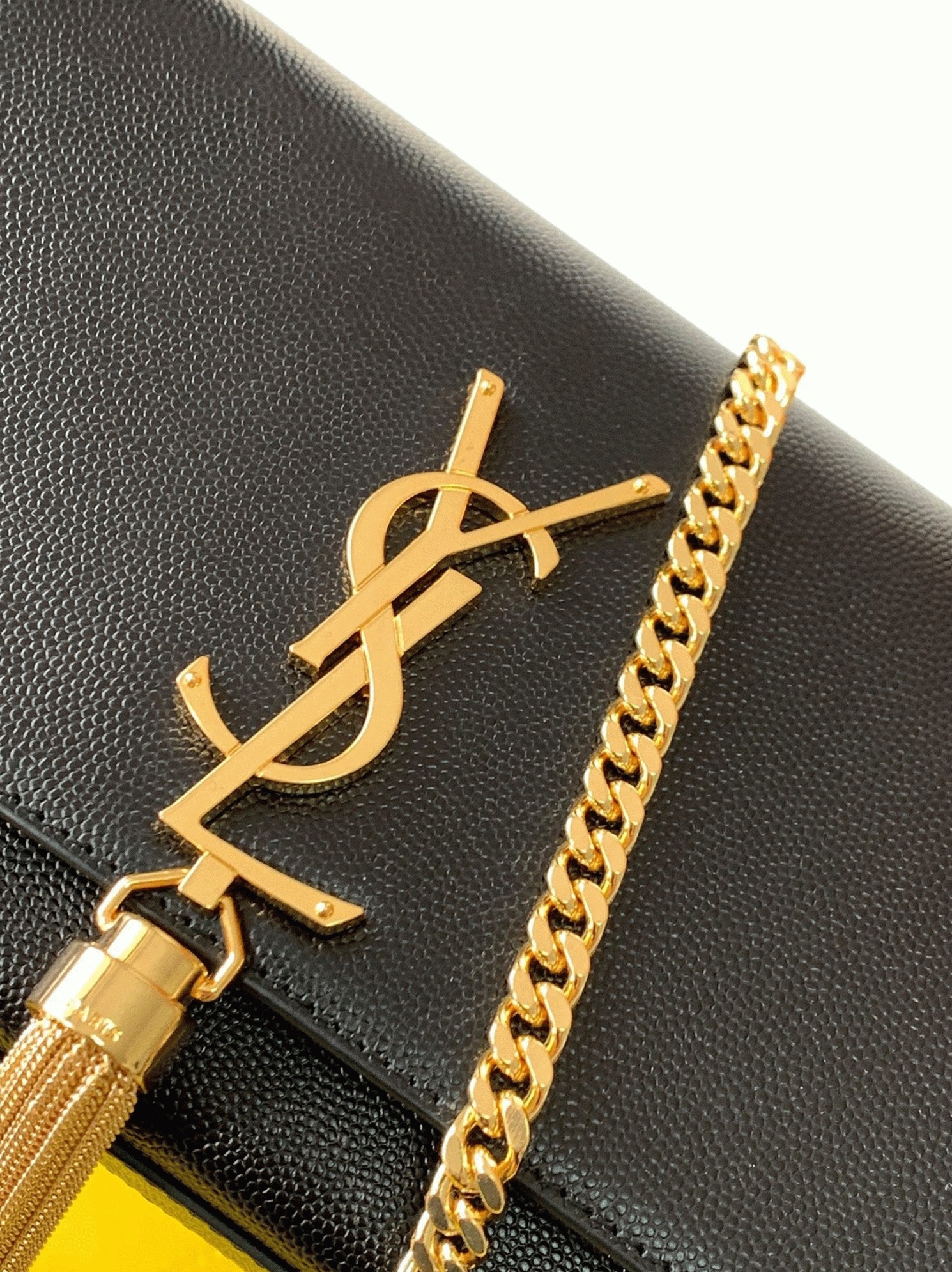 Fake Saint Laurent Kate Small Tassel Bag Black