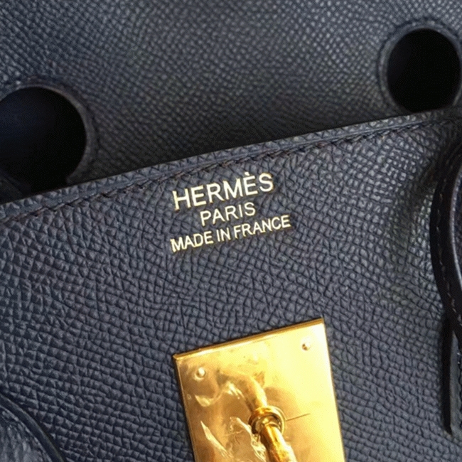 Sapphire Knockoff Hermes Birkin 35cm Elegant Tote