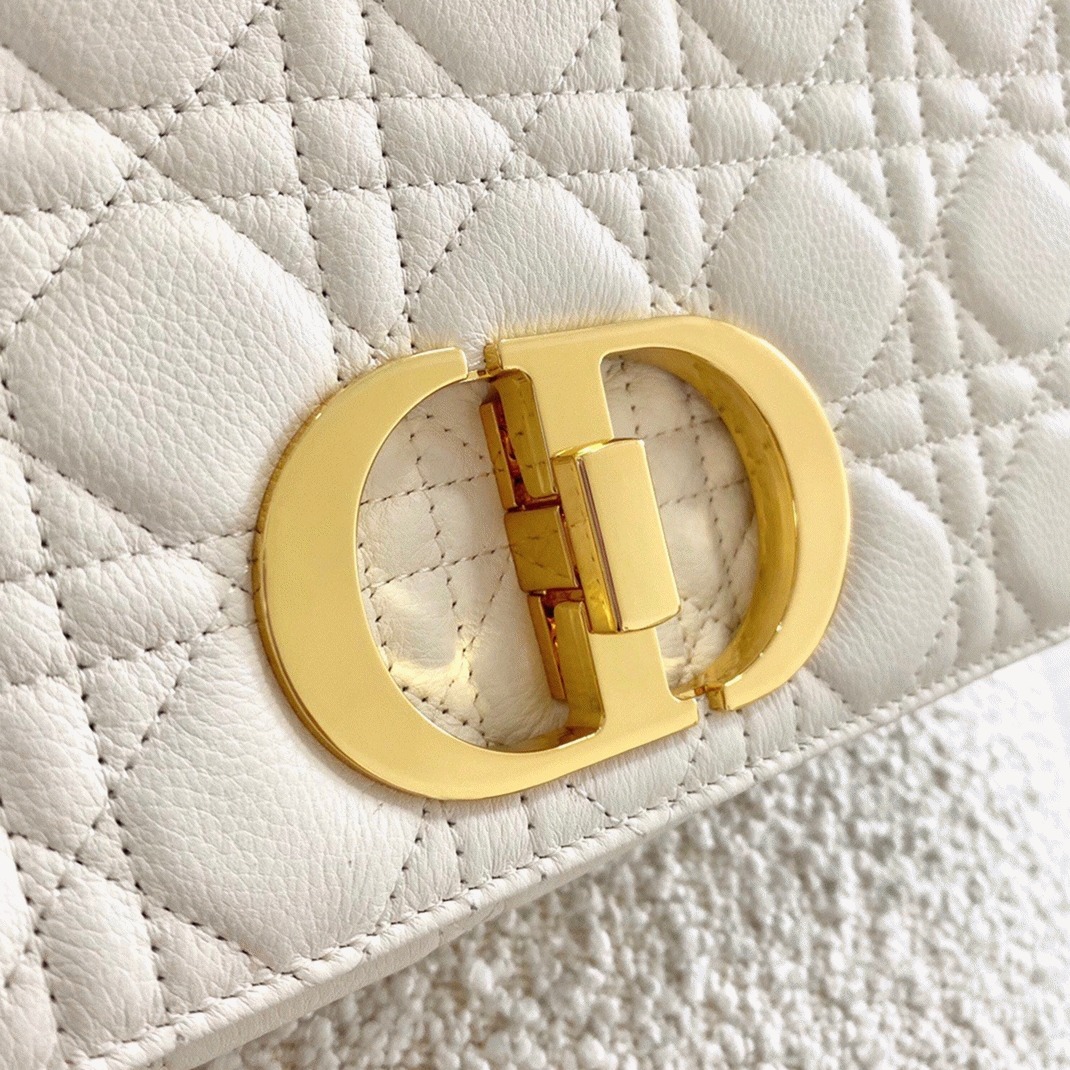 Dior Caro Large Bag Replica in White