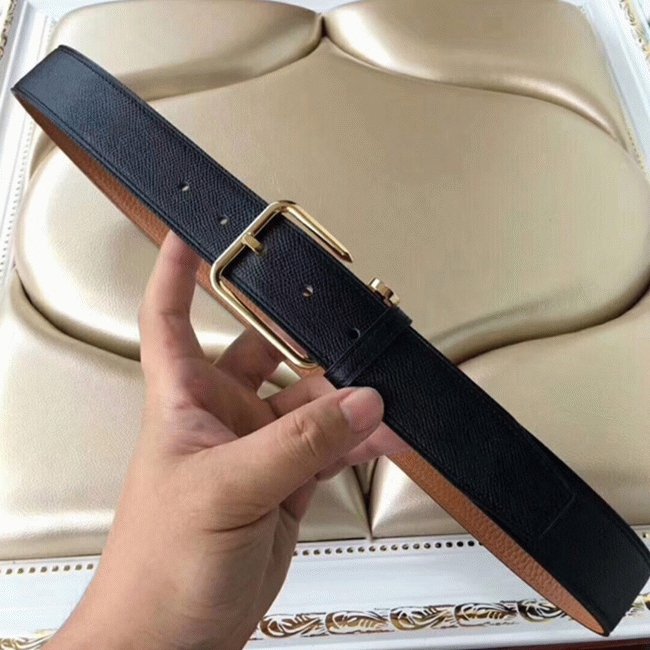 Top-rated fake Hermes Lennox belt in black