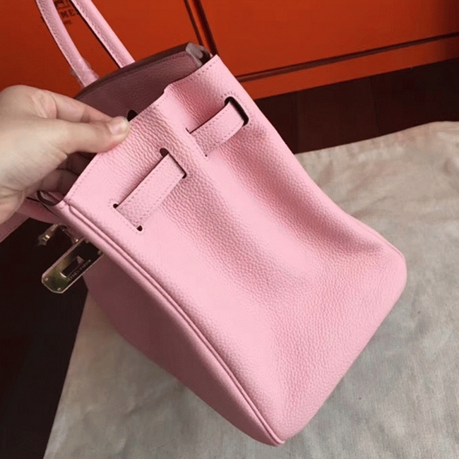 Pink Knockoff Hermes Birkin 40cm Bold Handbag