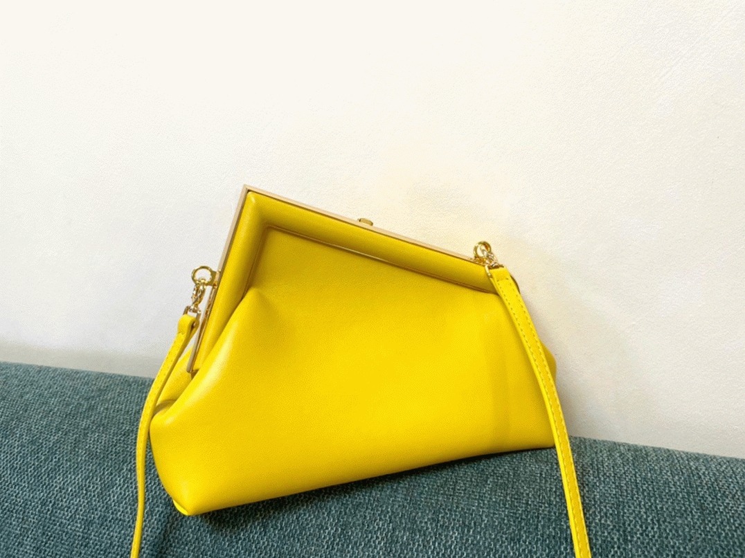 Top Quality Fake Fendi First Small Bag In Yellow
