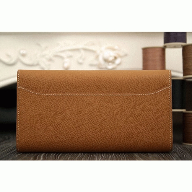 Brown replica Hermes Constance wallet