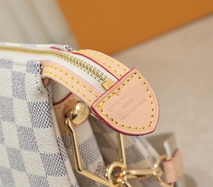 Louis Vuitton Damier Azur Coussin PM Bag With Jacquard Strap