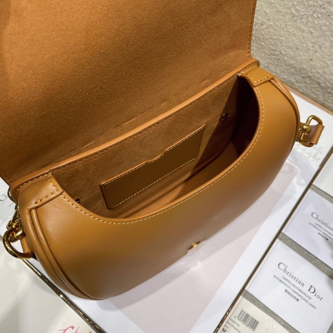 Dior Bobby Medium Bag Fake in Brown