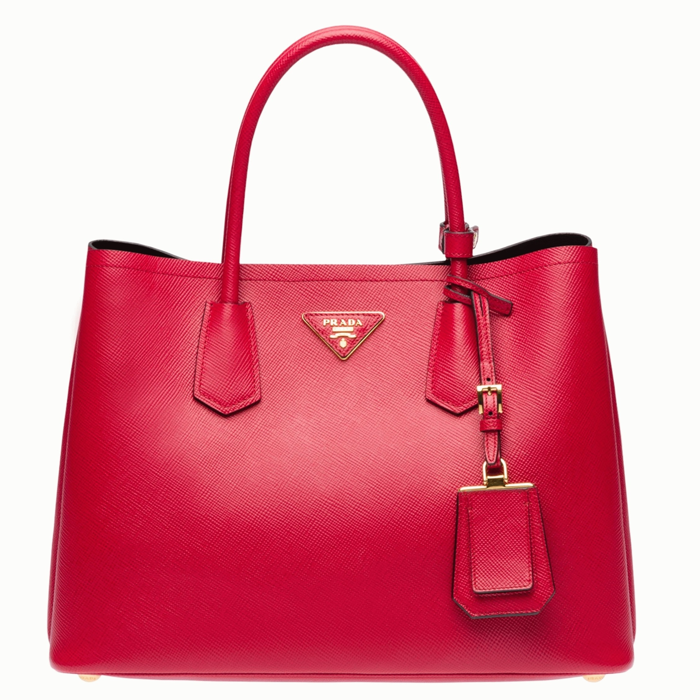 Red Prada Double Medium Tote Bag Replica