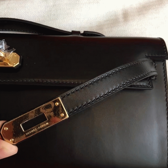 Black Box Replica Hermes Kelly Cut Clutch Classic Design