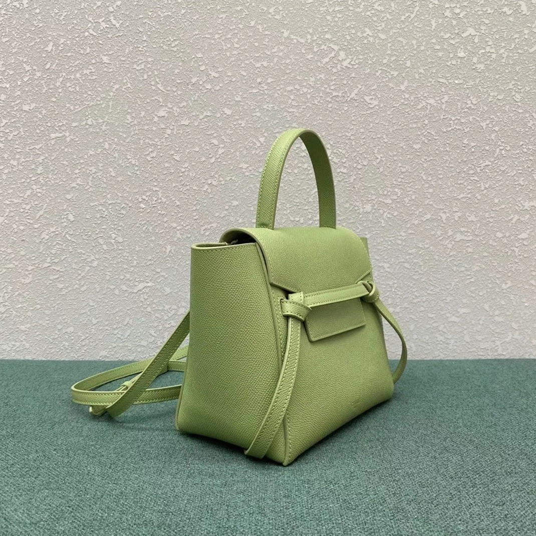 Celine Belt Nano Bag Fake in Sage