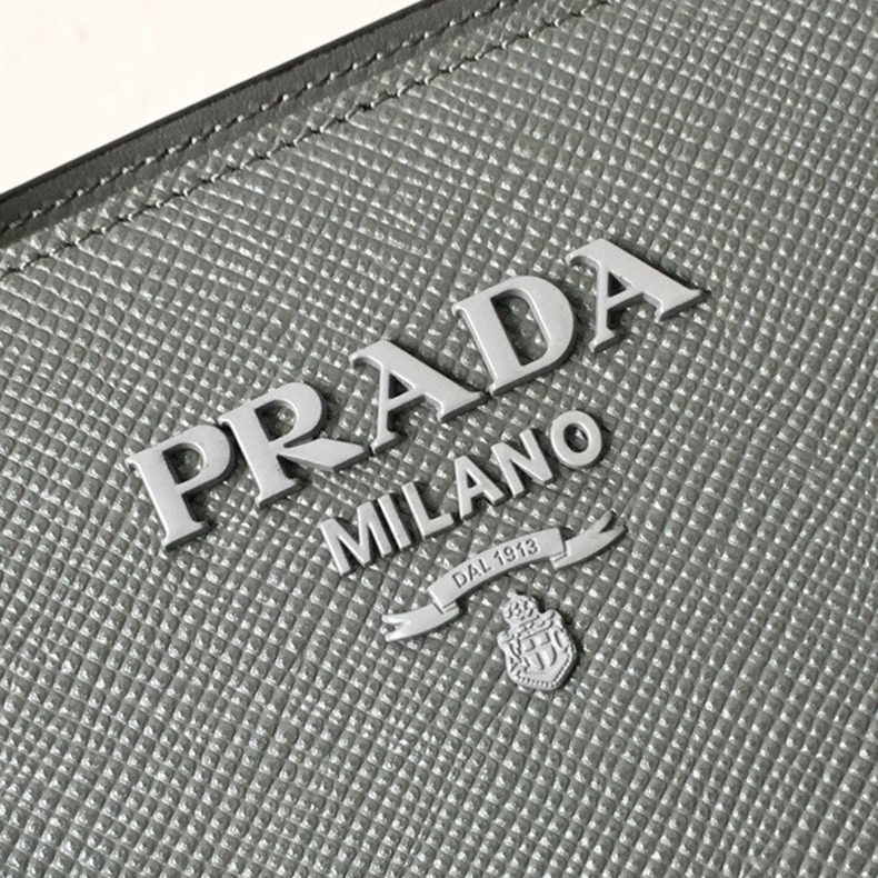 Prada Monochrome Small Bag Fake in Grey