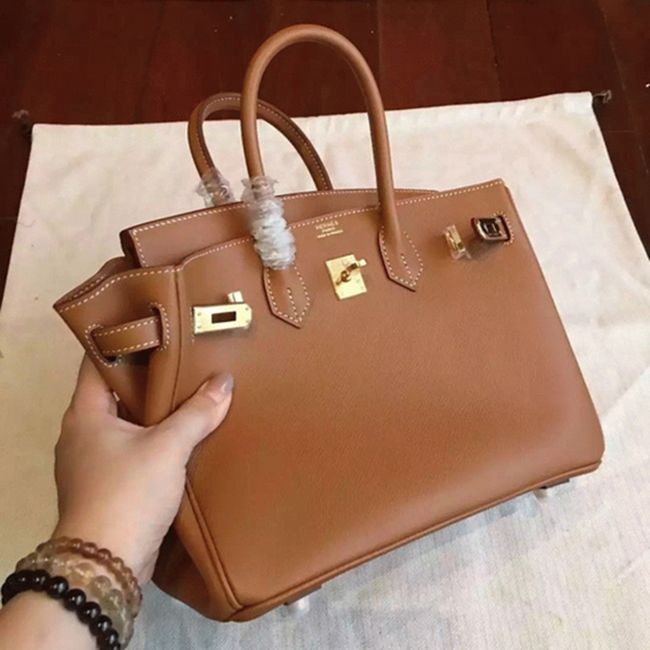Brown Hermes Birkin 25cm AAAAA Quality Counterfeit