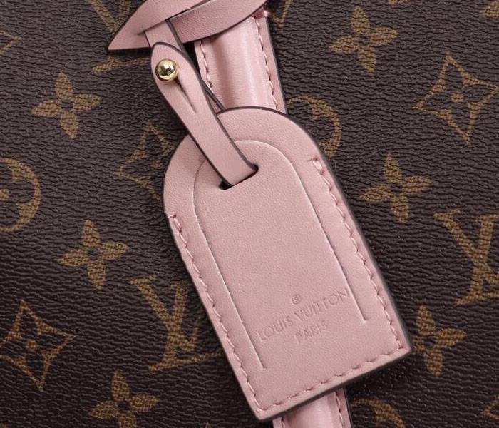 Louis Vuitton Monogram Canvas Soufflot MM Bag In Peach