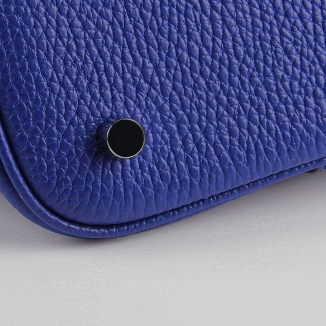 Electric blue imitation AAA Hermes Picotin Lock handbag