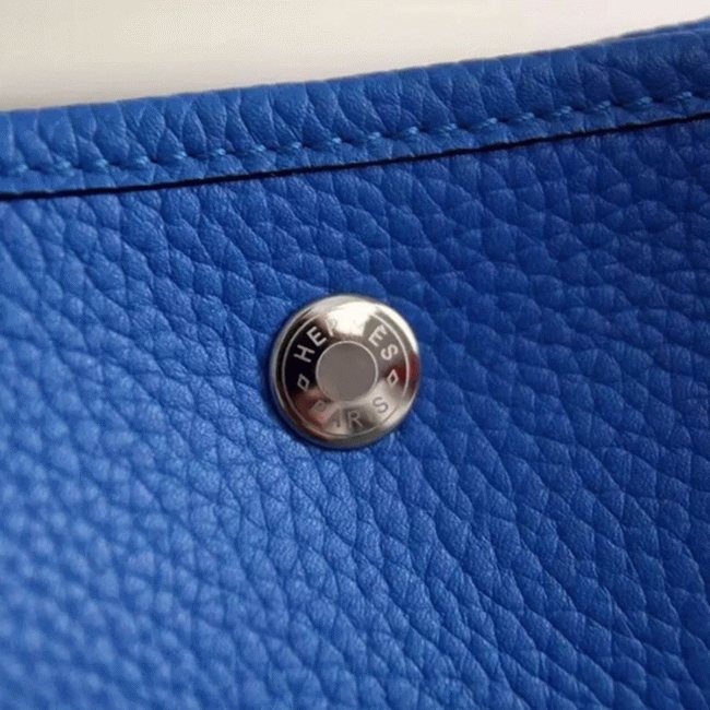 Blue Top Replica Hermes Garden Party 30cm Stylish Bag
