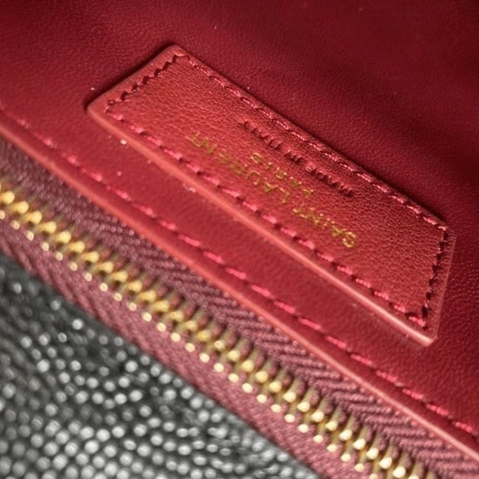 Replica Saint Laurent Cassandra Medium Chain Bag Black