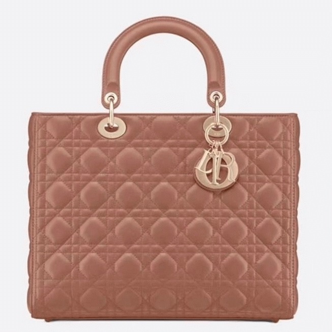 Dior Lady Dior Large Bag Imitation in Blush
