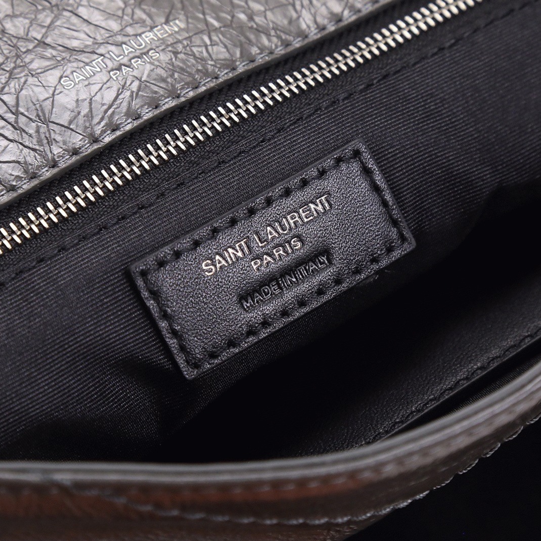 Replica Saint Laurent Niki Medium Chain Bag Dark Grey