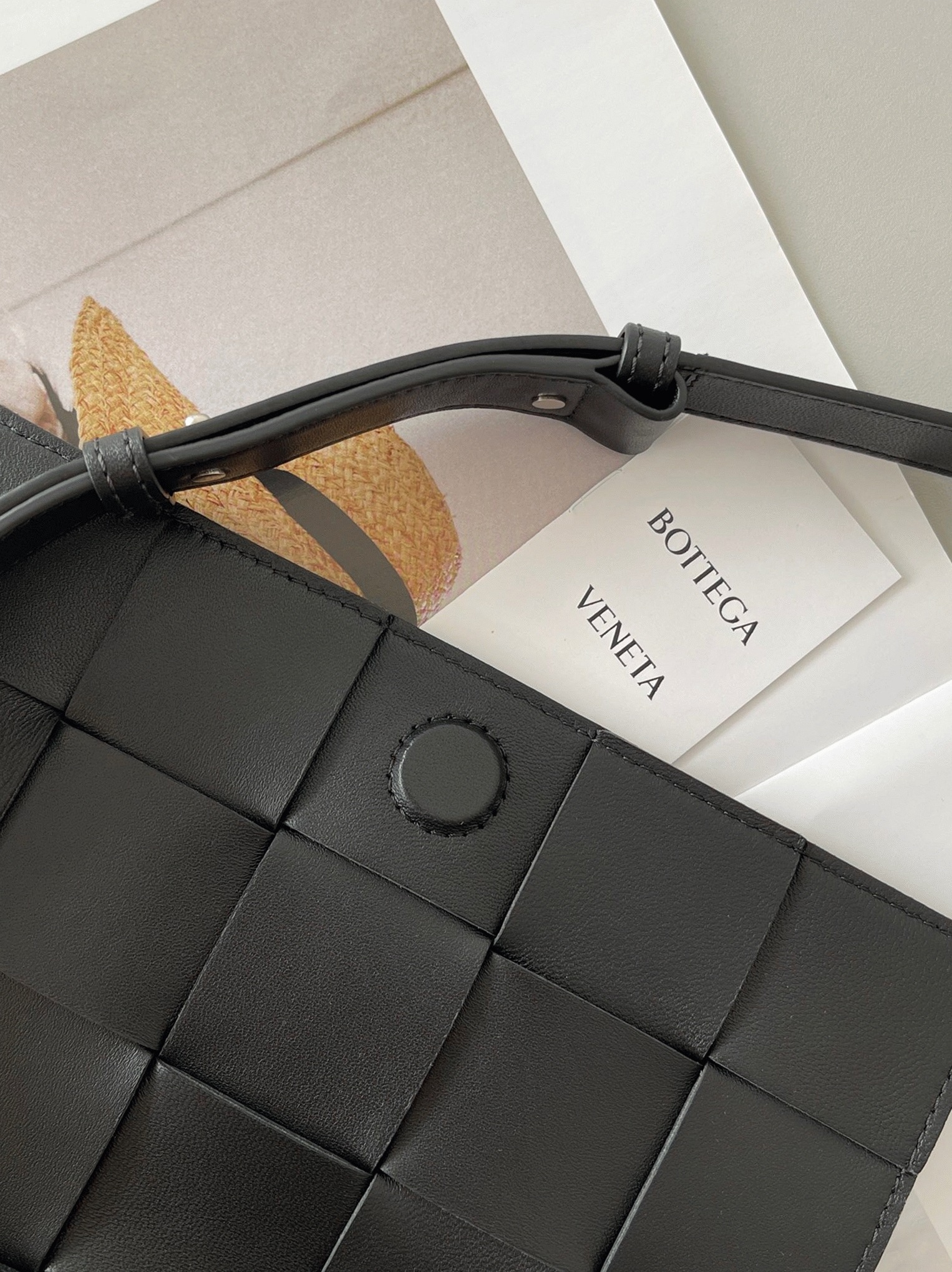 Top Quality Faux Bottega Veneta Cassette Bag In Black