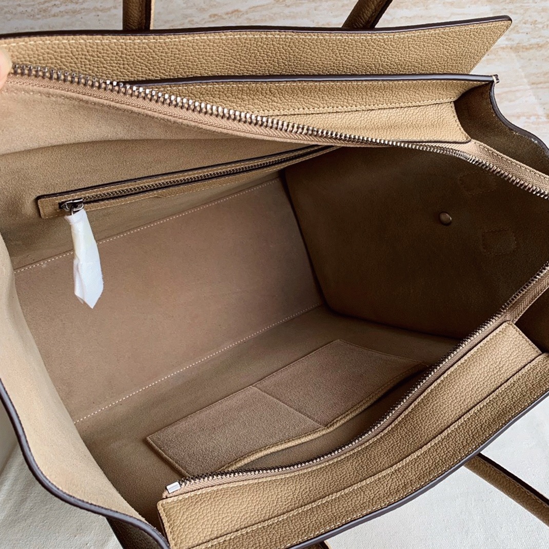Celine Mini Luggage Tote Bag Replica in Dune