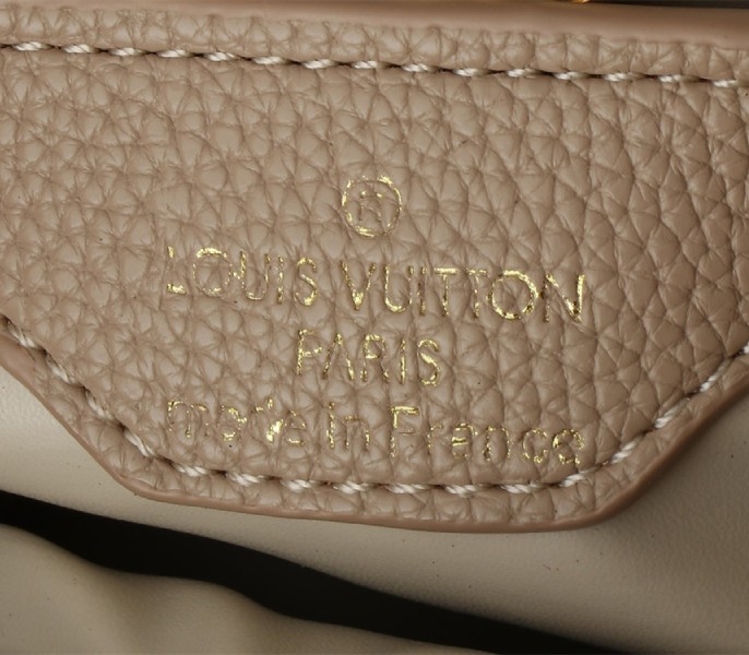 Louis Vuitton Capucines BB Handbag In Galet Gray