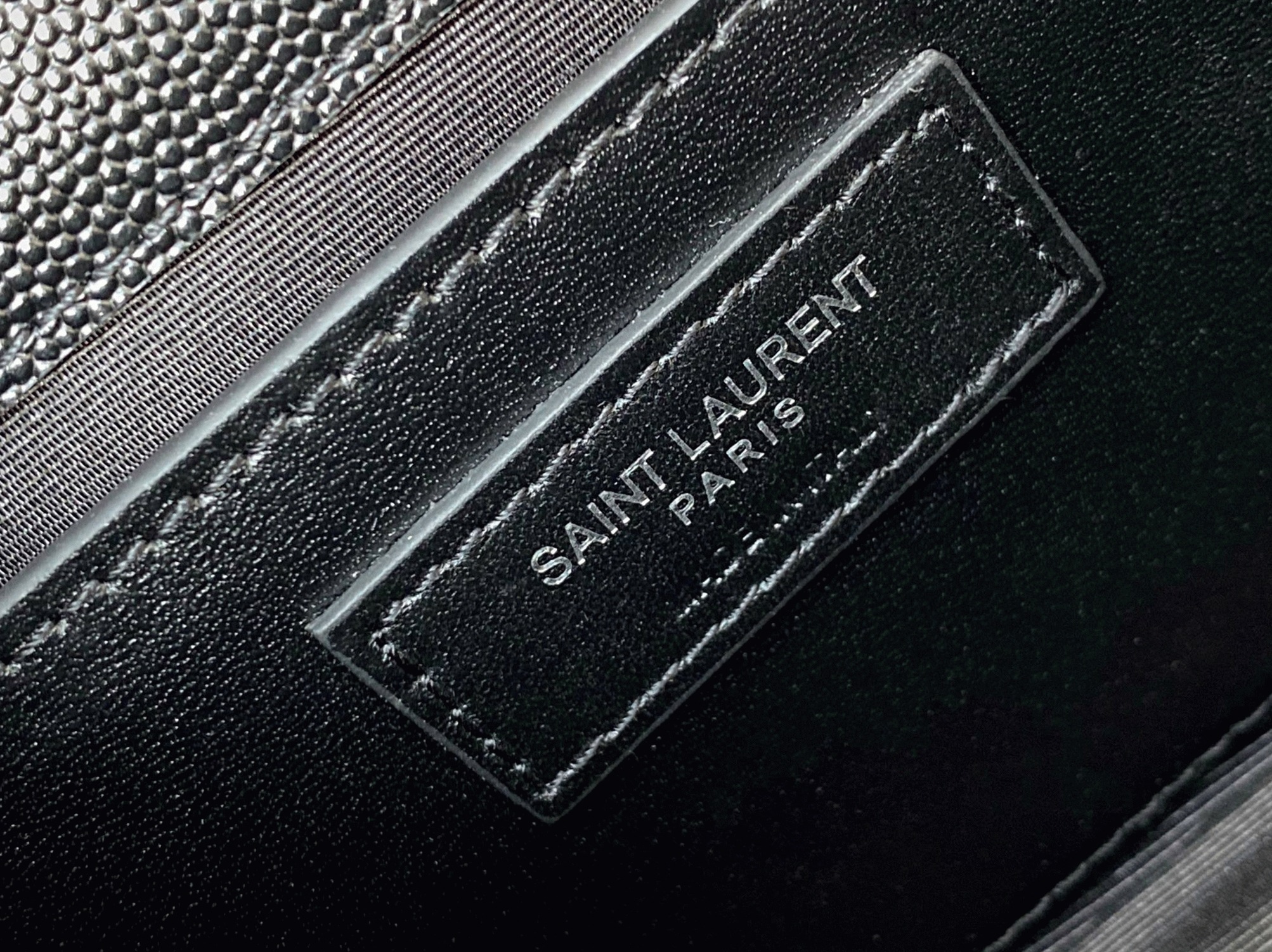 Replica Saint Laurent Envelope Small Black Bag with Black Hardware