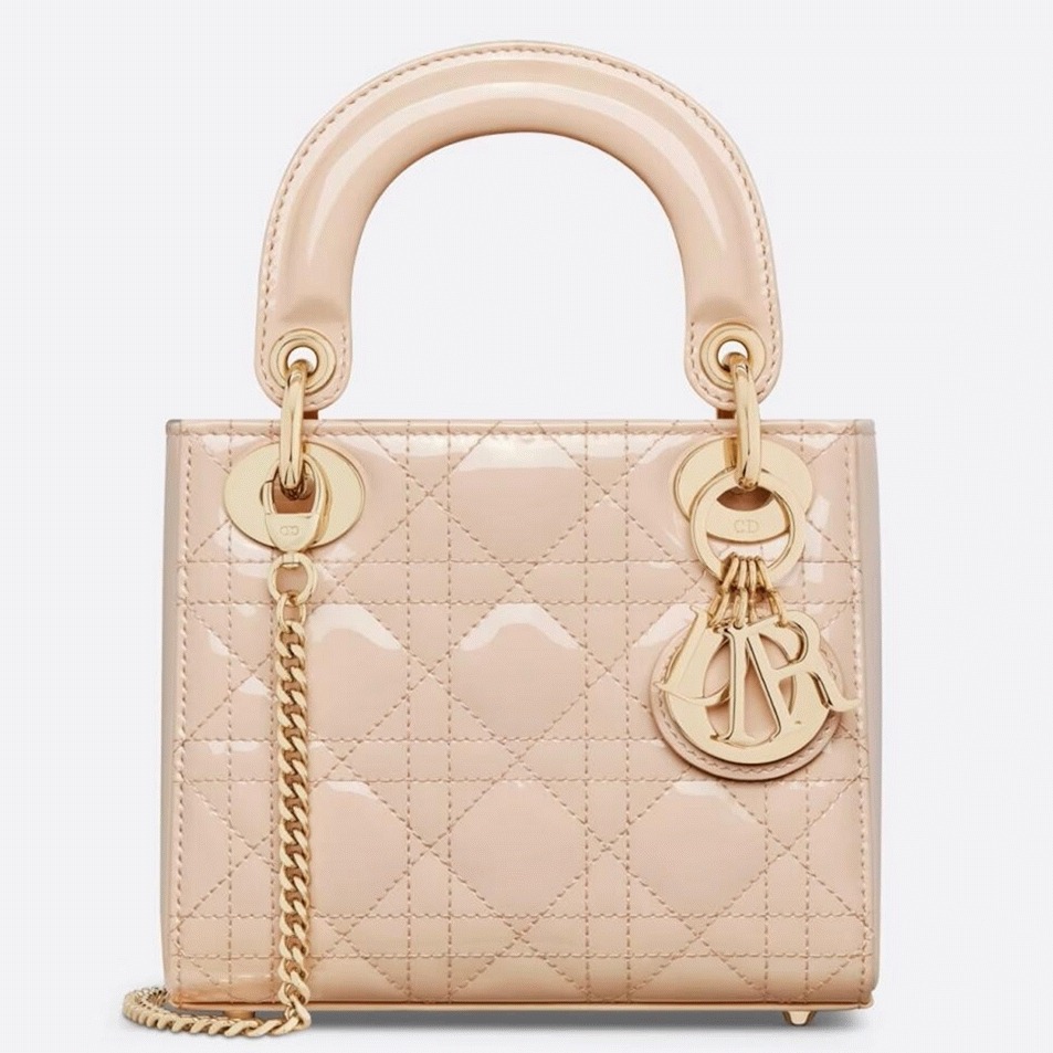 Dior Lady Dior Mini Chain Bag Knockoff in Aesthetic Beige