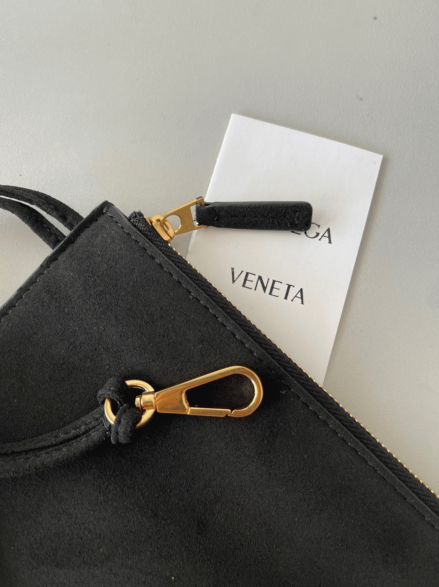 Fake Bottega Veneta Arco Small Tote Black