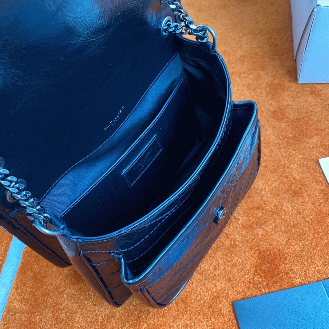 Fake Saint Laurent Niki Baby Chain Bag Noir
