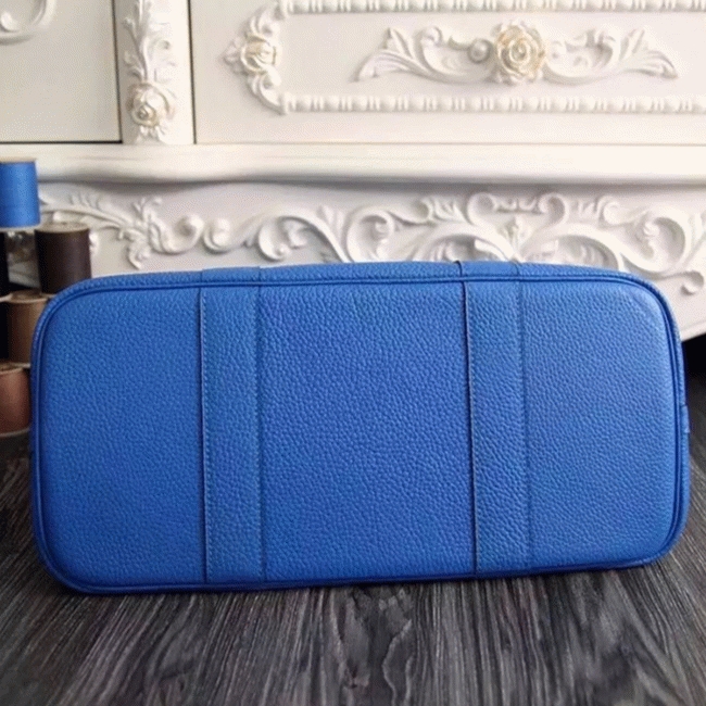 Blue Top Replica Hermes Garden Party 30cm Stylish Bag