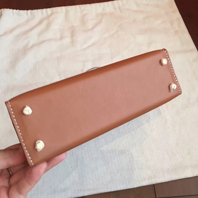 Gold Swift Replica Hermes Kelly 20cm Premium Quality Bag