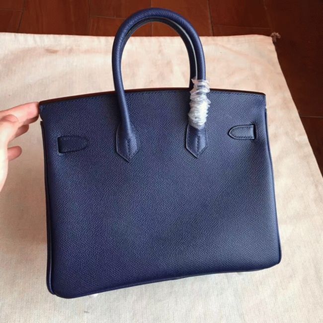AAA Replica Hermes Birkin 25cm in Sapphire Blue