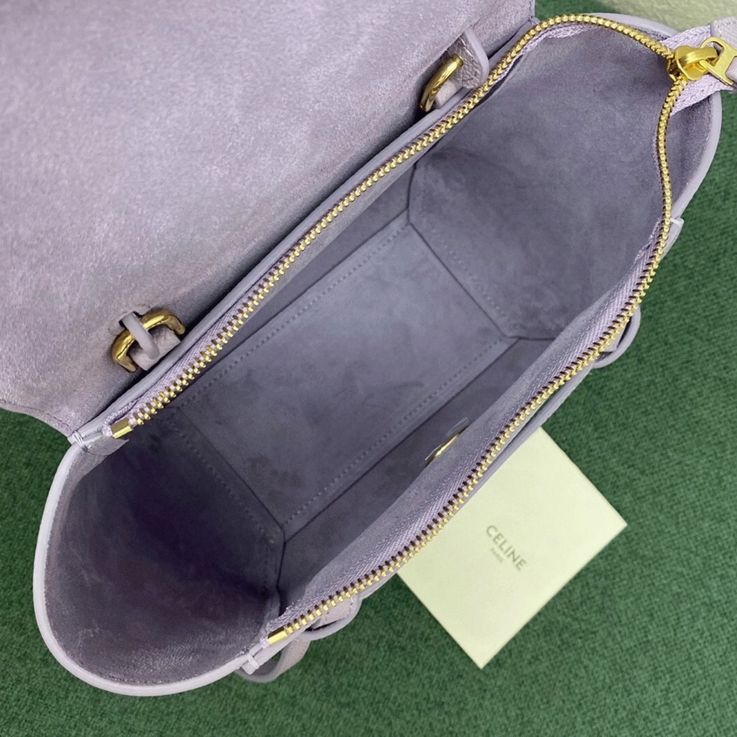 Celine Belt Nano Bag Replica in Lilas