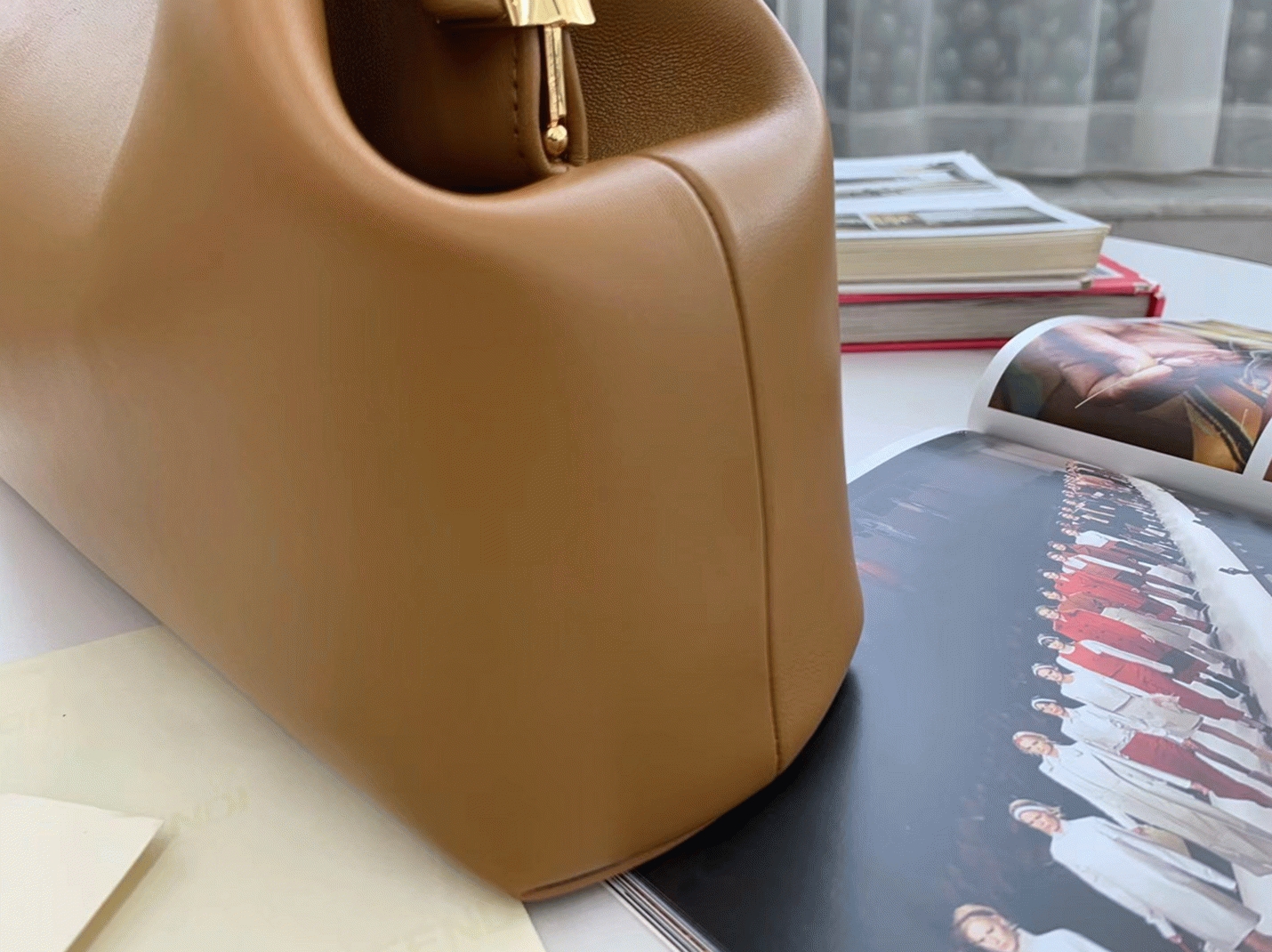 Top Quality Replica Fendi First Medium Bag In Brown Nappa Leather