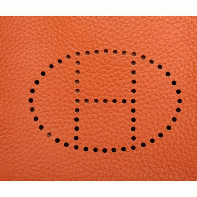 Orange Evelyne II TPM Bag Fake Luxury Hermes Small Messenger