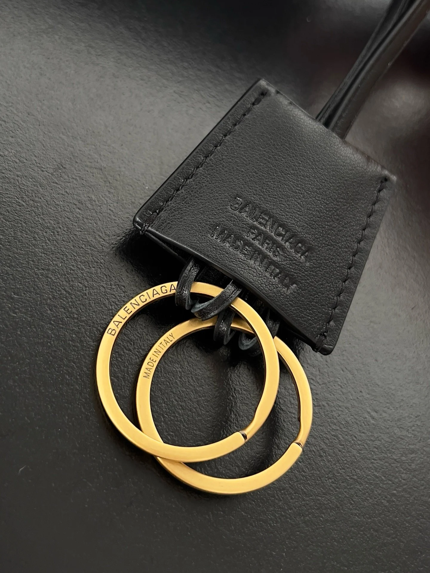 Knockoff Balenciaga Rodeo Large Bag Black Calfskin