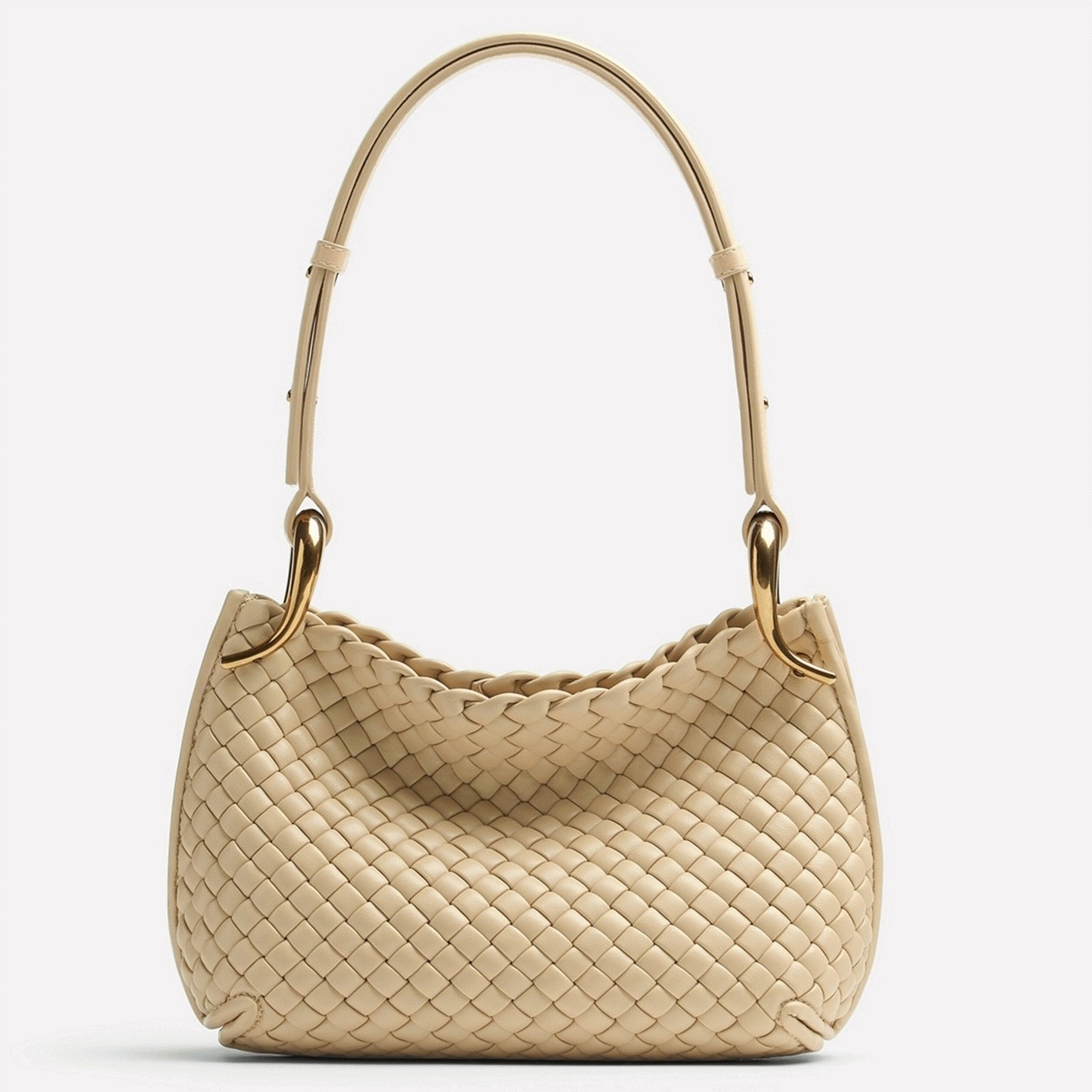 Fake Bottega Veneta Clicker Small Bag Porridge