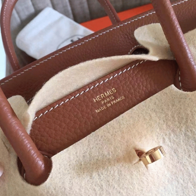 Gold-Tone Replica Hermes Birkin 35CM Designer-Inspired Tote