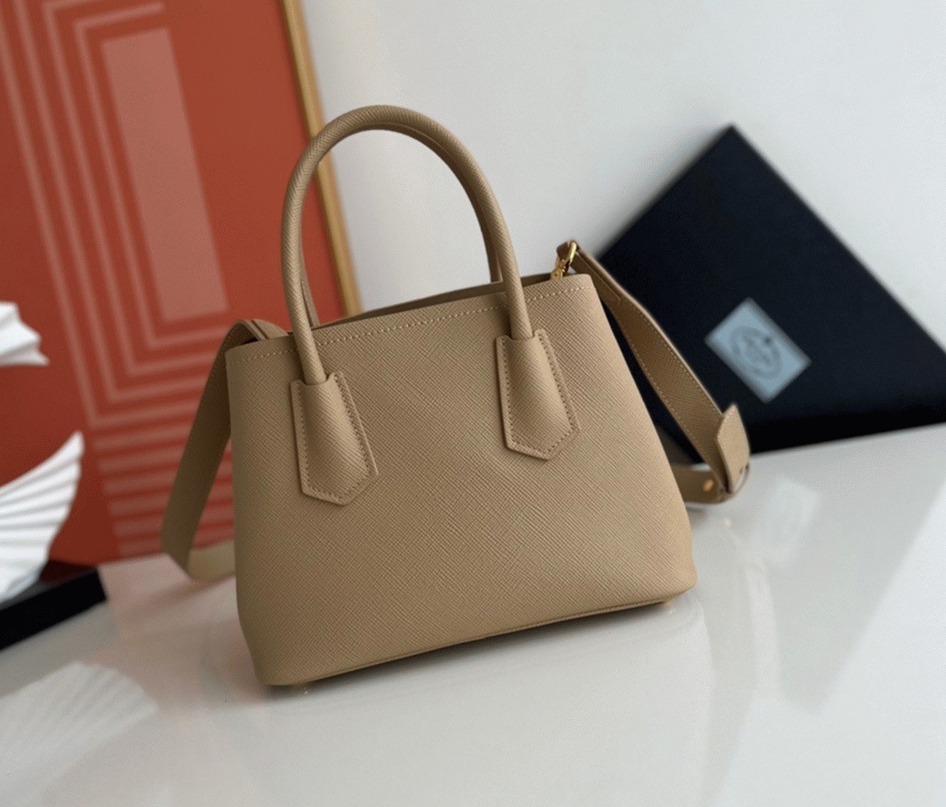 Beige Prada Double Mini Bag Fake