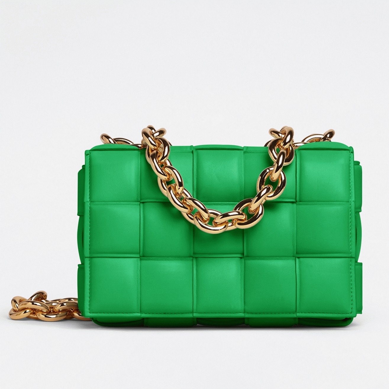 Top Quality Fake Bottega Veneta Chain Cassette Bag In Parakeet