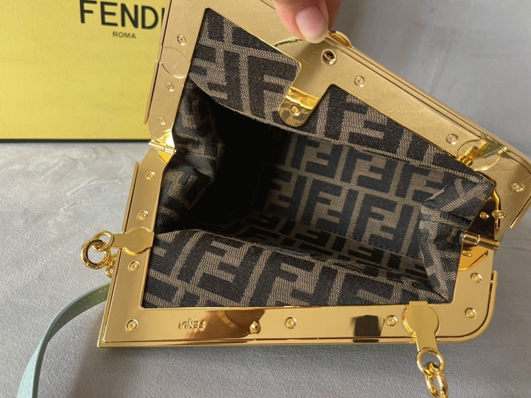 Top Quality Replica Fendi First Small Bag In Gold