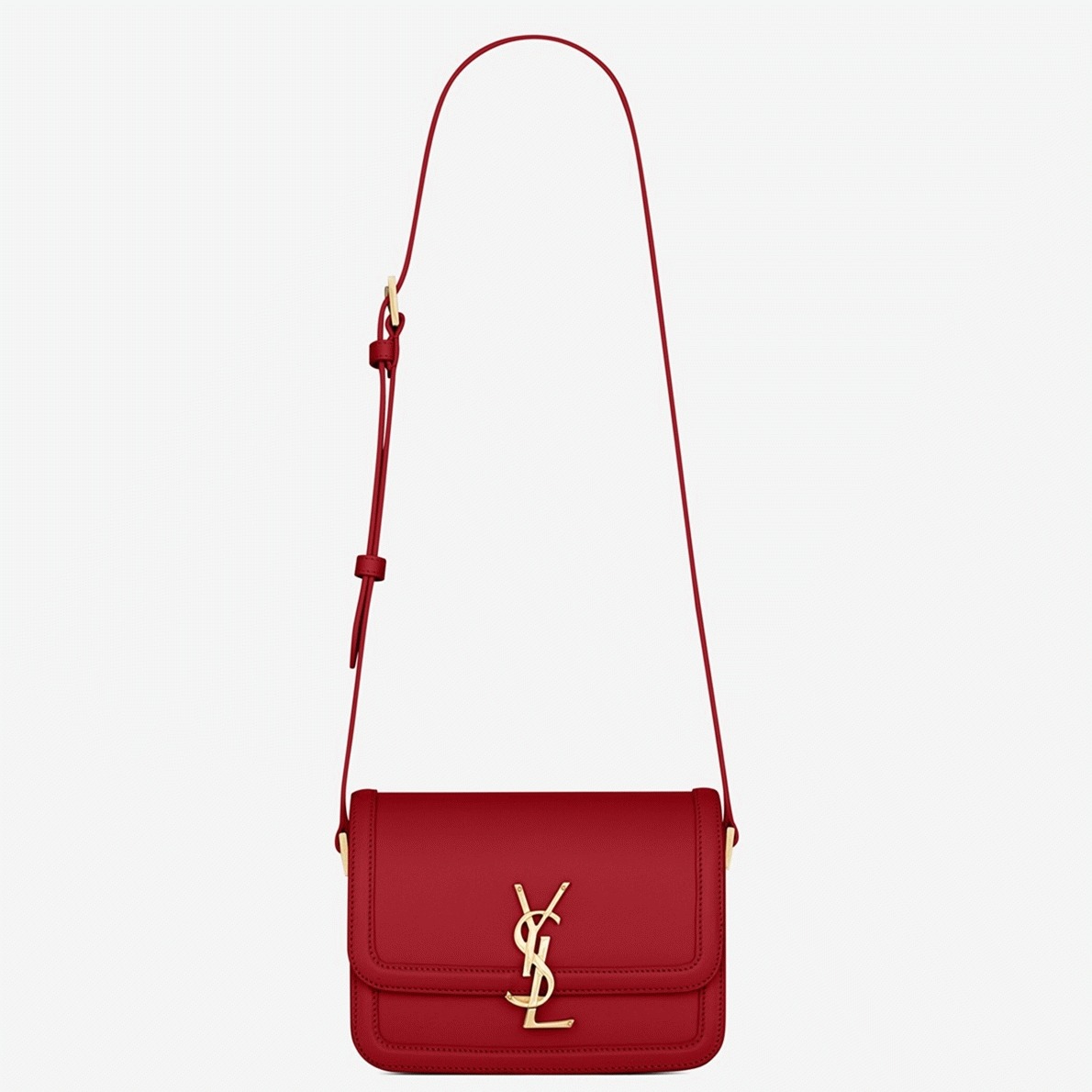 Replica Saint Laurent Small Solferino Bag Red Calfskin
