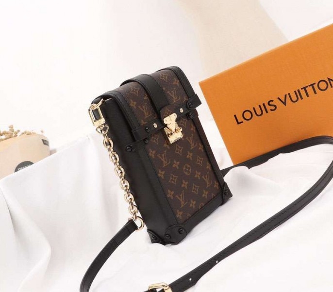 Louis Vuitton Monogram Canvas Vertical Trunk Pochette