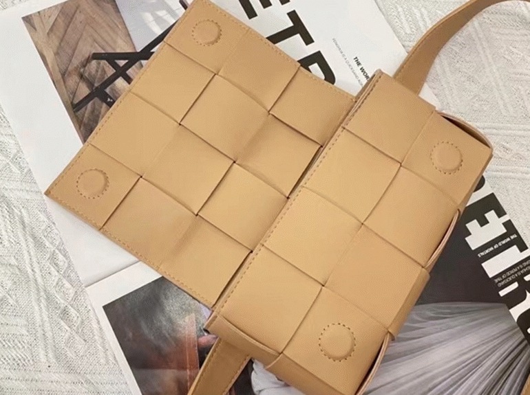 Fake Bottega Veneta Cassette Belt Bag Beige