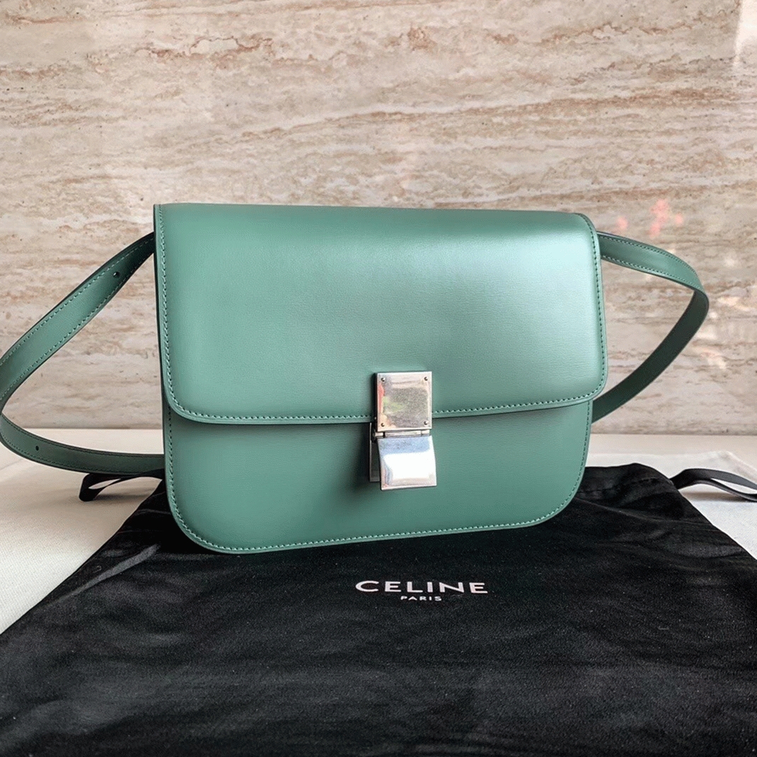 Top Quality Replica Celine Classic Box Medium Bag In Celadon