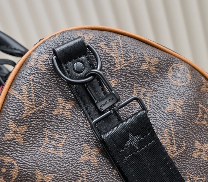 LV Monogram Canvas Keepall Bandouliere 50 With Jacquard Strap