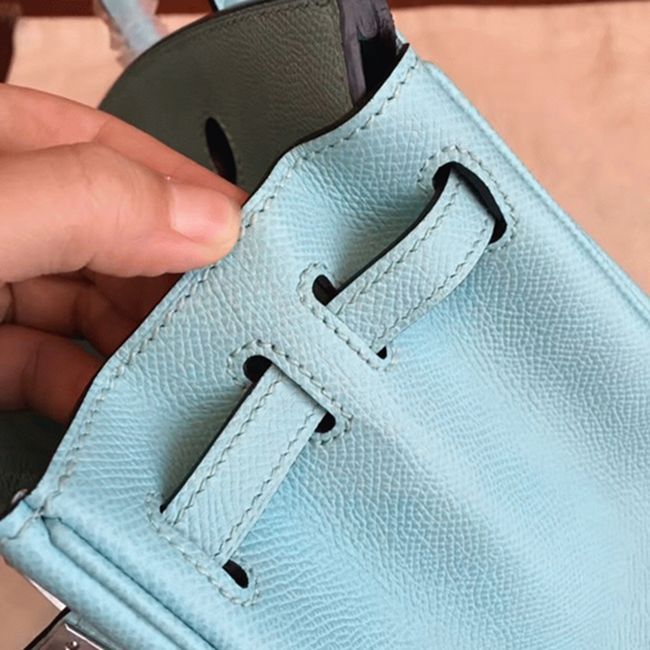 Blue Atoll Hermes Birkin 25CM High-End Replica