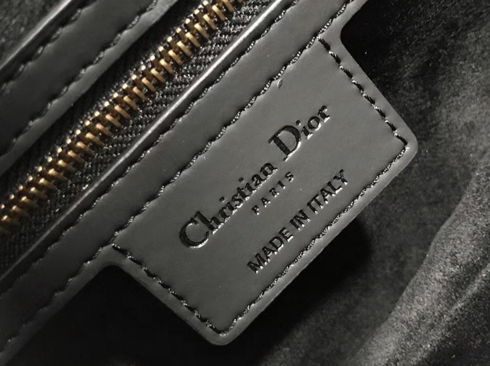Dior Saddle Bag Faux in Black Ultramatte Calfskin